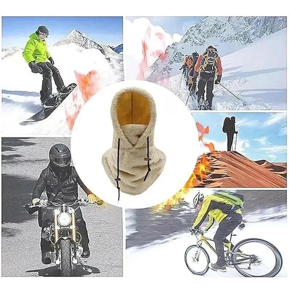 Fleece Hooded Scarf - Picture 5 of 11